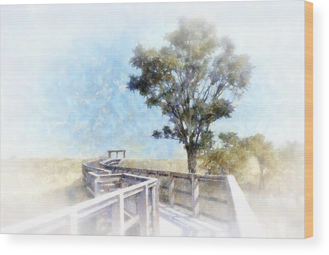 Newburyport Wood Print featuring the photograph Walkway To Paradise #1 by Tricia Marchlik