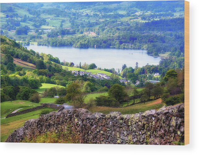 Windermere Wood Print featuring the photograph Windermere - Lake District by Joana Kruse