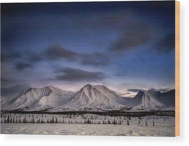 Alaska Wood Print featuring the photograph Winter Wonderland #1 by Robert Fawcett