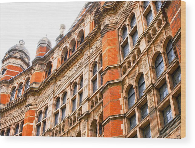 Apartment Wood Print featuring the photograph London building #11 by Tom Gowanlock