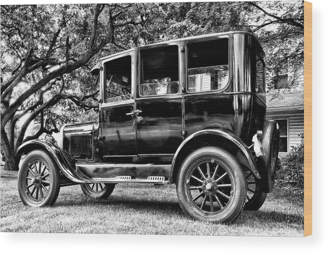 Ford Model T Wood Print featuring the photograph 1926 Ford Model T by Bill Cannon