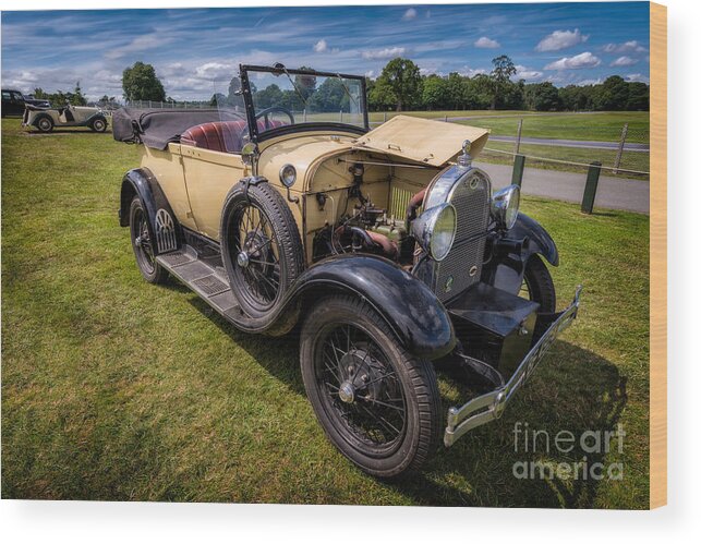 Ford Wood Print featuring the photograph 1928 Ford Model A by Adrian Evans