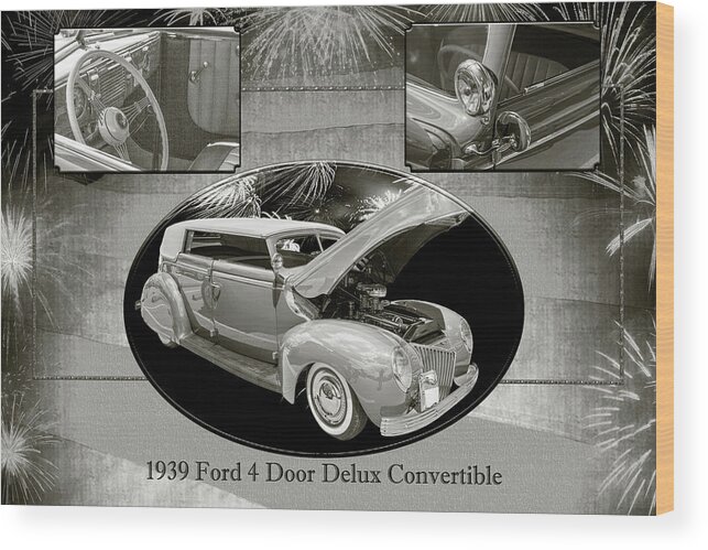 1940 Ford Deluxe photograph of Classic car painting in color 319 Duvet Cover  by M K Miller - Fine Art America