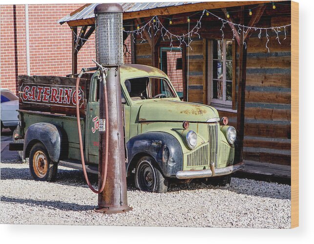  Truck Wood Print featuring the photograph 1947 Studebaker M-5 Pickup Truck by Gene Parks