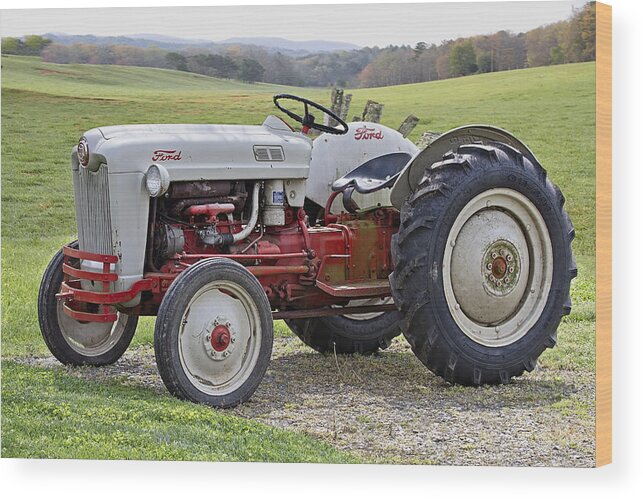 1953 Wood Print featuring the photograph 1953 Ford Golden Jubilee NAA by Debra and Dave Vanderlaan