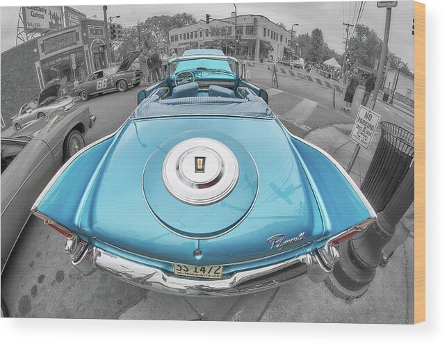 1960 Wood Print featuring the photograph 1960 Plymouth Fury by Jim Hughes