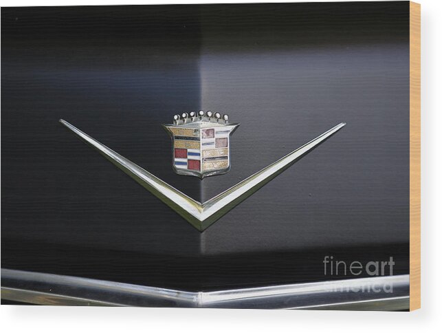 Cadillac Wood Print featuring the photograph 1965 Caddy by Richard Lynch