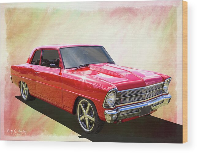 Car Wood Print featuring the photograph 1967 Nova by Keith Hawley