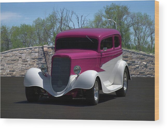 1933 Wood Print featuring the photograph 1933 Ford Vicky by Tim McCullough