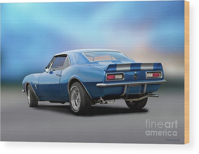 Automobile Wood Print featuring the photograph 1967 Chevrolet Camaro #2 by Dave Koontz