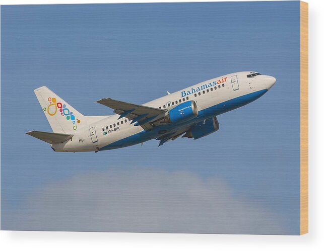 Airplane Wood Print featuring the photograph Bahamas Air #2 by Dart Humeston