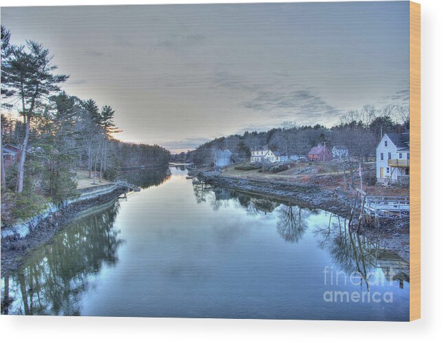 Landscape Wood Print featuring the photograph Chauncy Creek #2 by David Bishop