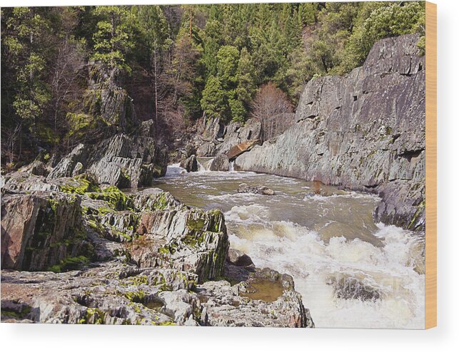 River Wood Print featuring the photograph Feather River #2 by Mellissa Ray
