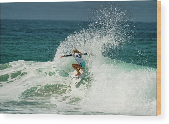 Supergirl Pro 2016 Wood Print featuring the photograph Macy Callaghan #2 by Waterdancer