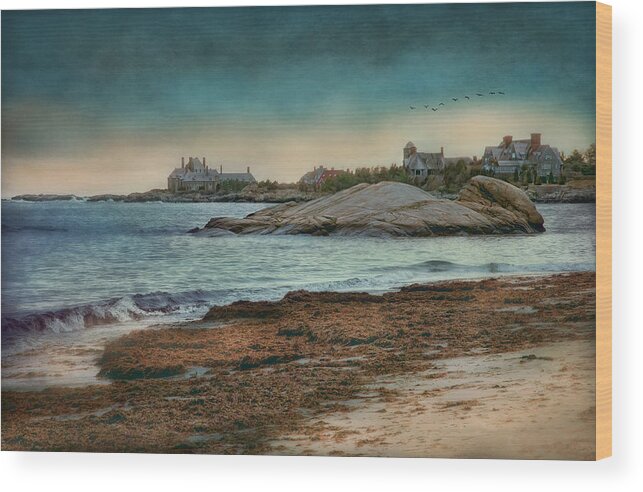 Seascape Wood Print featuring the photograph Newport State of Mind #2 by Robin-Lee Vieira