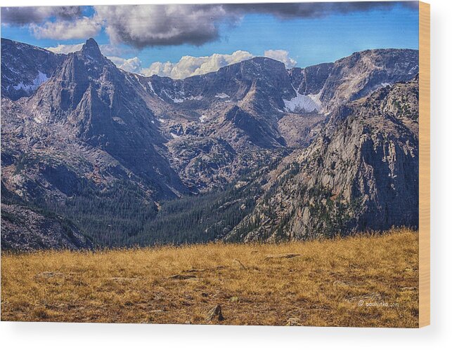  Wood Print featuring the photograph Rocky Mountain national park colorado #2 by Paul Vitko