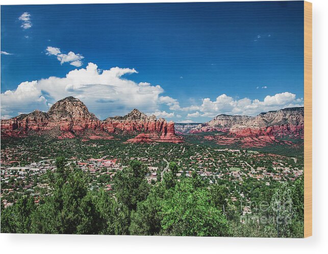 Landscape Wood Print featuring the photograph Sedona #2 by Mark Jackson