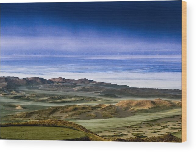 Golf Course Wood Print featuring the photograph 2015 US Open - Chambers Bay V by E Faithe Lester