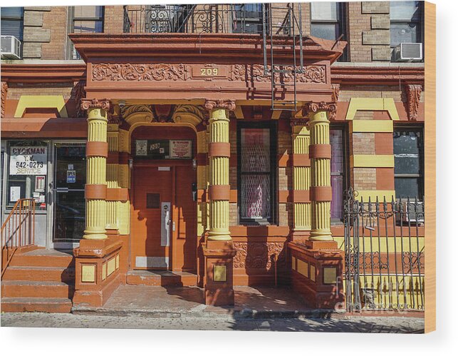 2015 Wood Print featuring the photograph 209 Dyckman Street by Cole Thompson