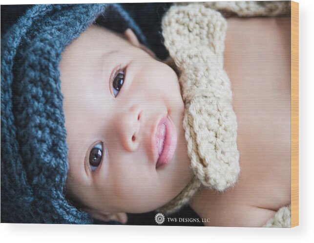 Baby Boy Wood Print featuring the photograph 2194-2 by Teresa Blanton