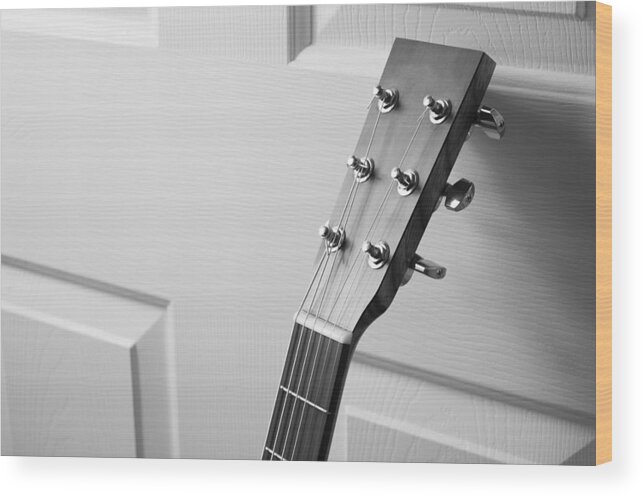 Guitar Wood Print featuring the photograph Guitar #22 by Jackie Russo