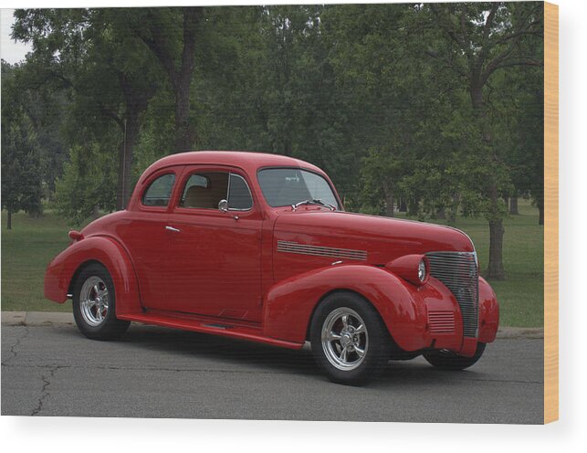 1939 Wood Print featuring the photograph 1939 Chevrolet Coupe by Tim McCullough