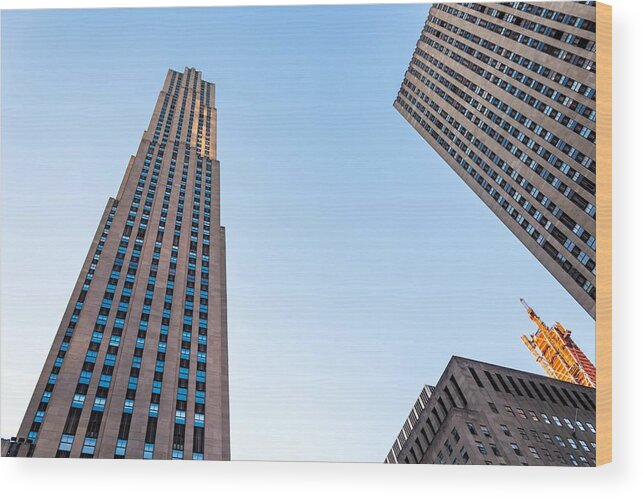 30 Rock Wood Print featuring the photograph 30 Rock by Alison Frank