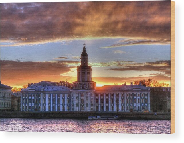 St. Petersburg Russia Wood Print featuring the photograph St. Petersburg Russia #31 by Paul James Bannerman