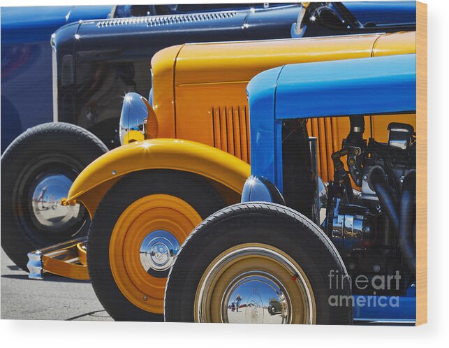 Transportation Wood Print featuring the photograph '32 X 3 by Dennis Hedberg