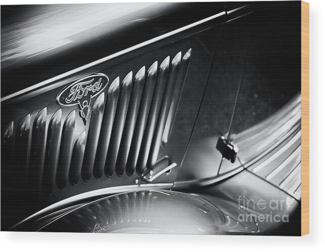 1936 Wood Print featuring the photograph 36 Ford V8 by Tim Gainey