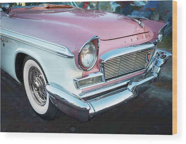 1956 Chrysler Wood Print featuring the photograph 1956 Chrysler New Yorker Newport  #4 by Rich Franco