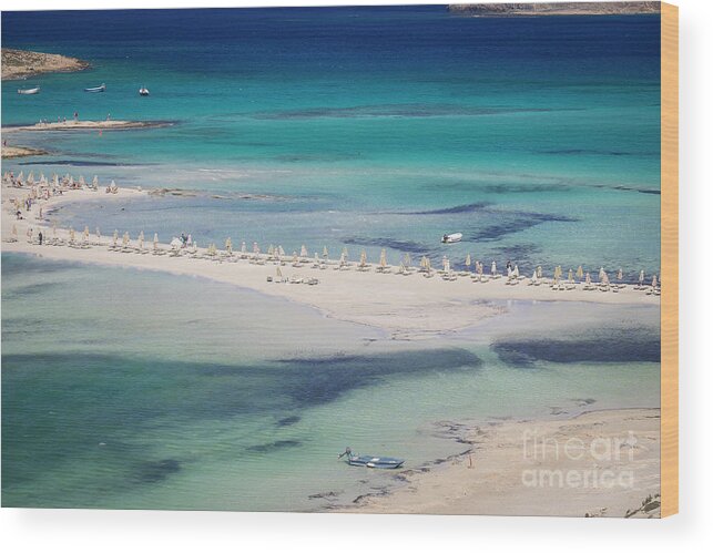 Chania Wood Print featuring the photograph Crete #4 by Milena Boeva