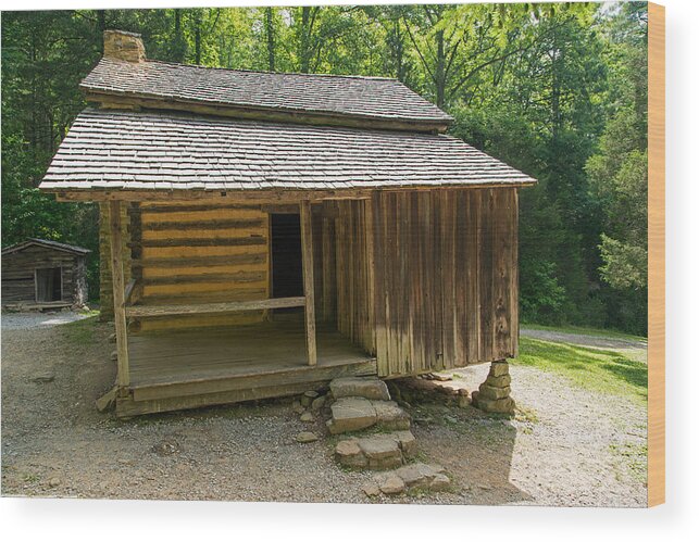 Cades Cove Wood Print featuring the photograph Elijah Oliver Place by Fred Stearns