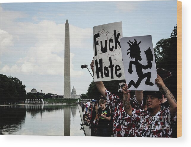 Juggalo Wood Print featuring the photograph Juggalo March September 2017 #4 by Jonas Luis