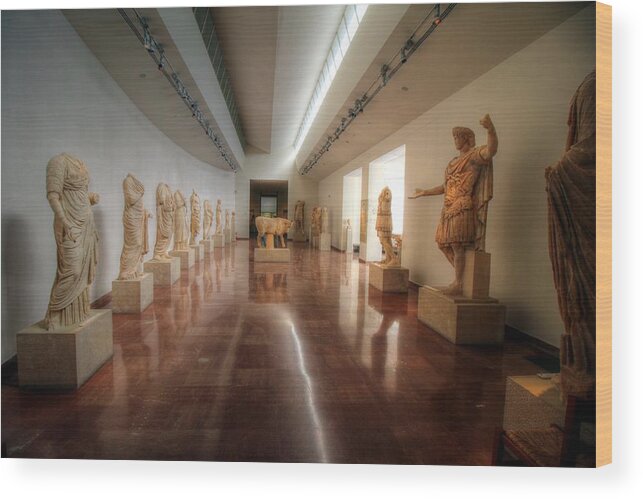 Olympia Greece Wood Print featuring the photograph Olympia Greece #4 by Paul James Bannerman