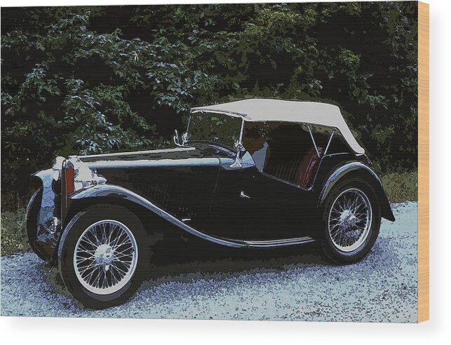 Mg Tc Wood Print featuring the photograph 49 Tc by James Rentz