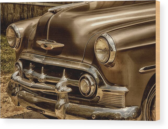 Chevy Wood Print featuring the photograph 53 Chevy by Tricia Marchlik