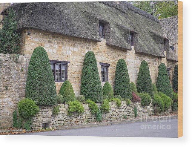 Cotswolds Wood Print featuring the photograph England #6 by Milena Boeva