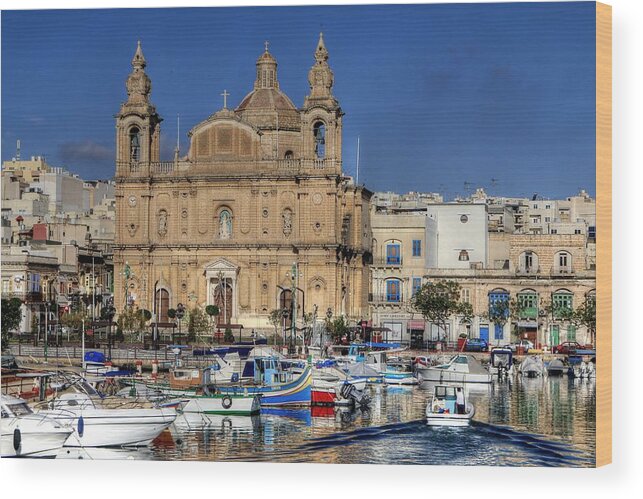 Valletta Wood Print featuring the photograph Valletta, MALTA #67 by Paul James Bannerman