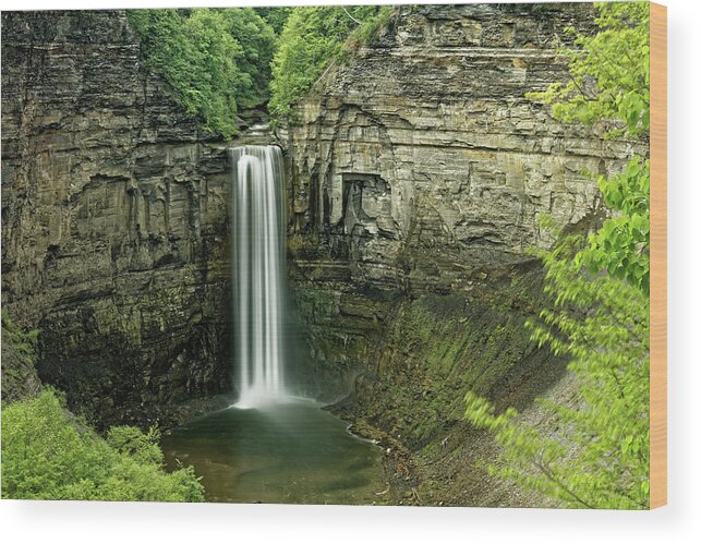Taughannock Falls Wood Print featuring the photograph Taughannock Falls #6 by Doolittle Photography and Art