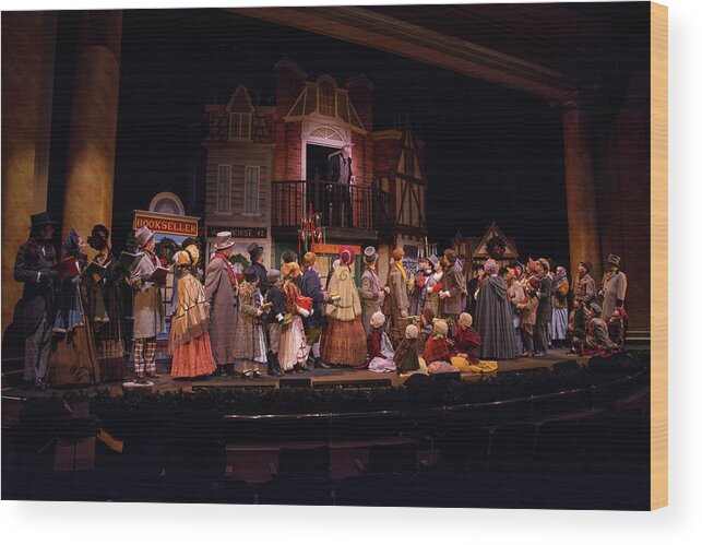  Wood Print featuring the photograph Christmas Carol 2017 #79 by Andy Smetzer