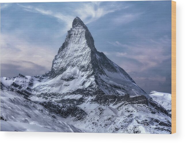 Matterhorn Wood Print featuring the photograph Zermatt - Switzerland #9 by Joana Kruse