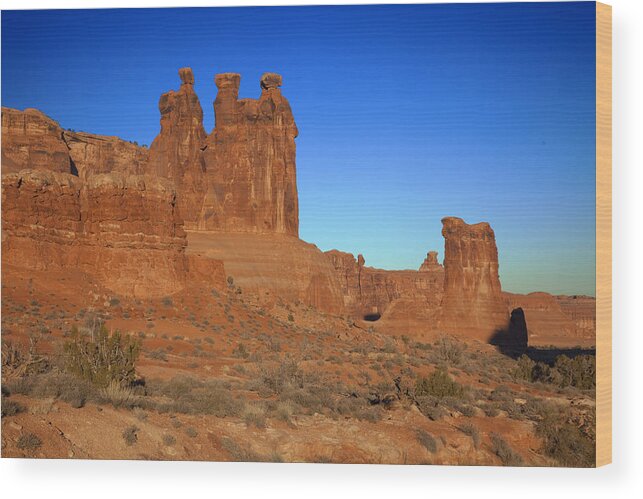 Arches National Park Wood Print featuring the photograph Arches National Park #90 by Mark Smith