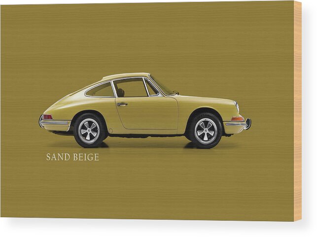 Porsche 901 Wood Print featuring the photograph 911 Sand Beige Phone Case by Mark Rogan