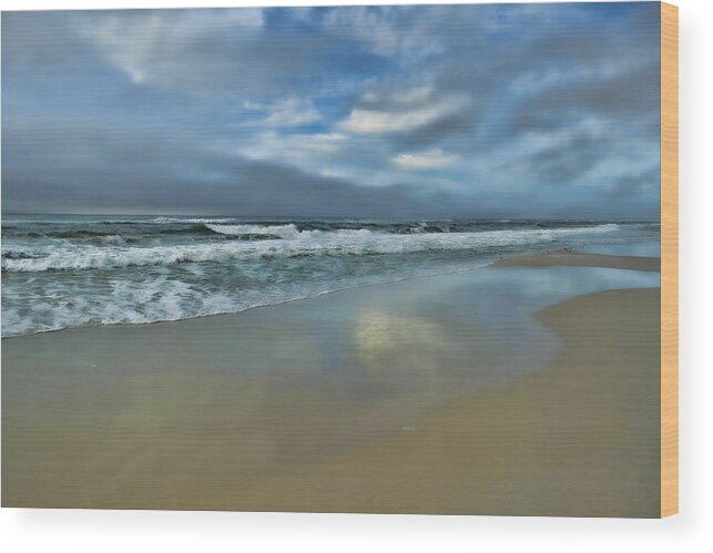 Beach Wood Print featuring the photograph A Beautiful Day by Renee Hardison