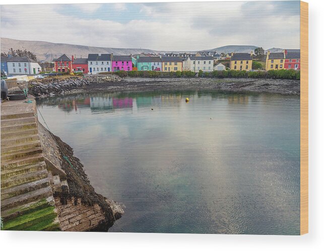 Landscape Wood Print featuring the photograph A Rainbow in Portmagee by W Chris Fooshee