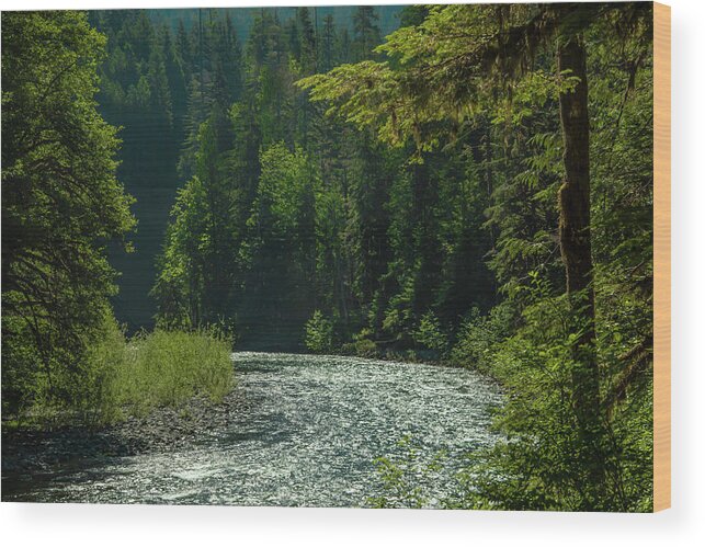 River Wood Print featuring the photograph A River Runs Through It by Doug Scrima