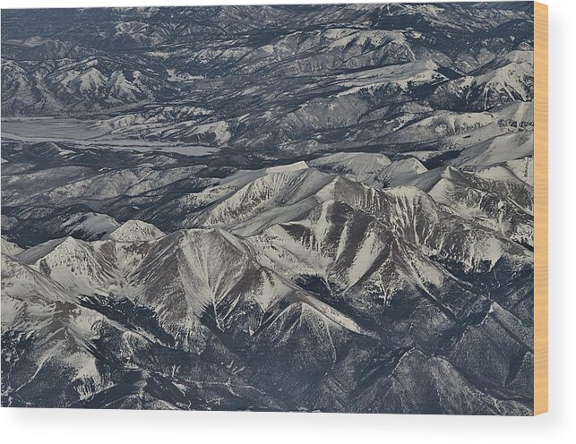 Aerial Photography Wood Print featuring the photograph Aerial 4 by Steven Richman