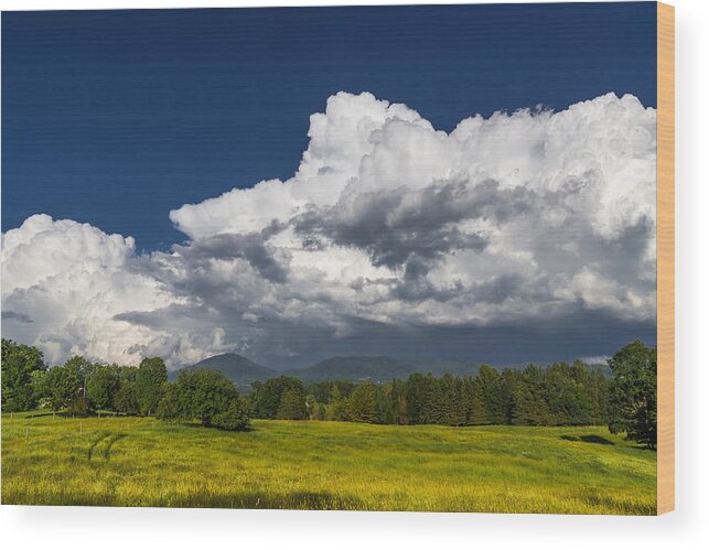 Landscape Wood Print featuring the photograph After the Storm by Tim Kirchoff