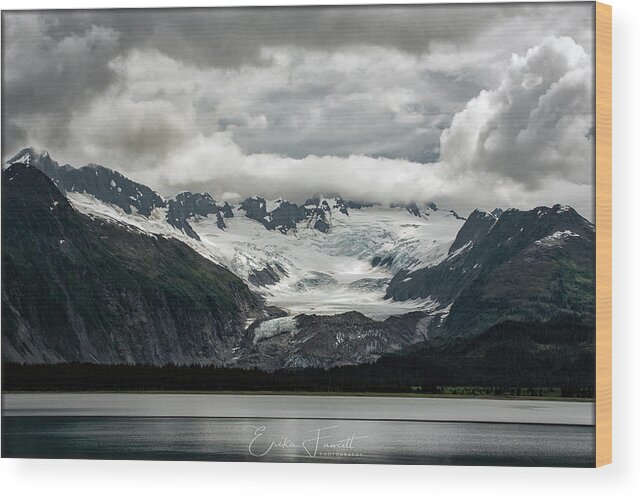 Glacier Wood Print featuring the photograph Alaskan Beauty by Erika Fawcett